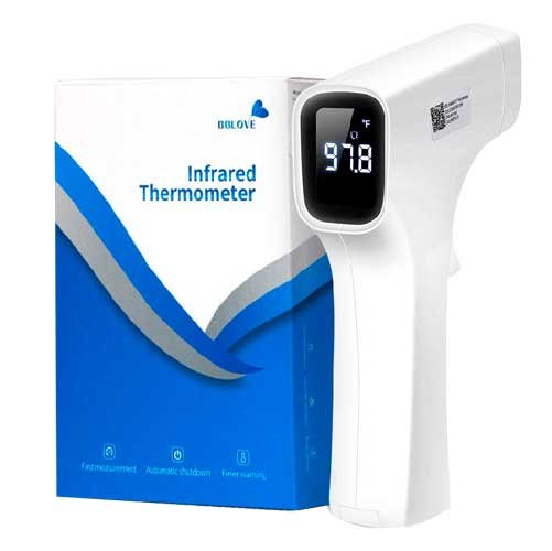 Termómetro Digital de Frente Infrarrojo sin Contacto