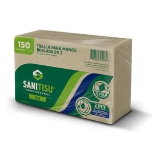 Papel Toalla doblada en forma de z