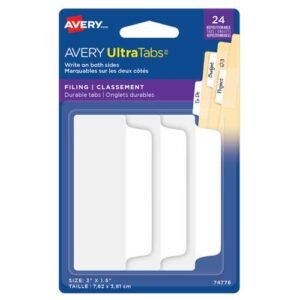Banderitas Avery Color Blanco