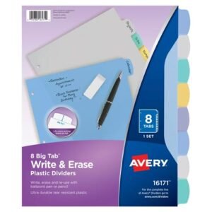 Separadores Avery Traslucidos