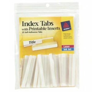 Index Tabs Avery