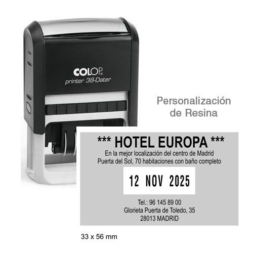 Sello Rectangular Fechador P-38D - Imagen 4