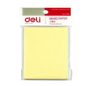 Notas Adhesivas  3x5 Color Amarillo Deli