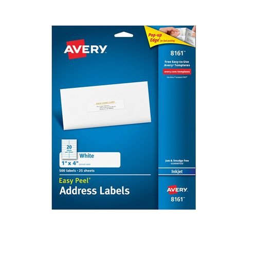 Etiquetas Avery 8161