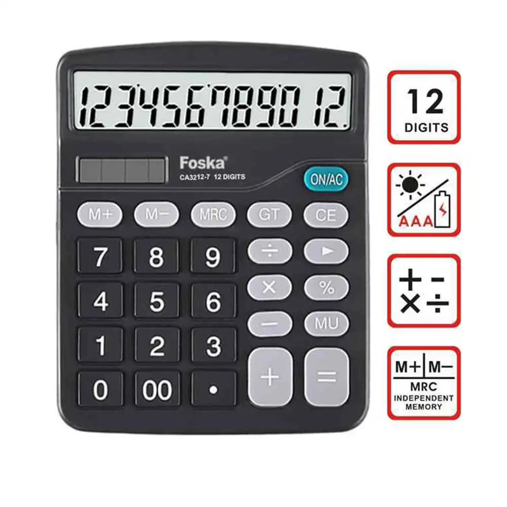 Calculadora de 12 dígitos