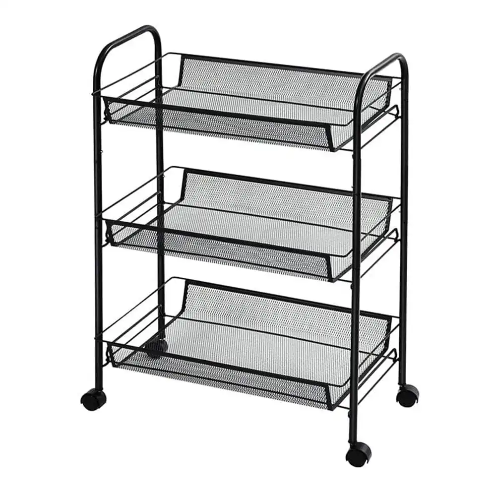Organizador mesh de 3 compartimientos con ruedas