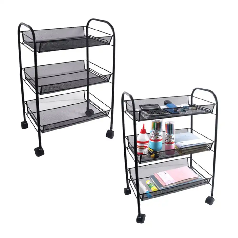 Organizador mesh de 3 compartimientos con ruedas - Imagen 3