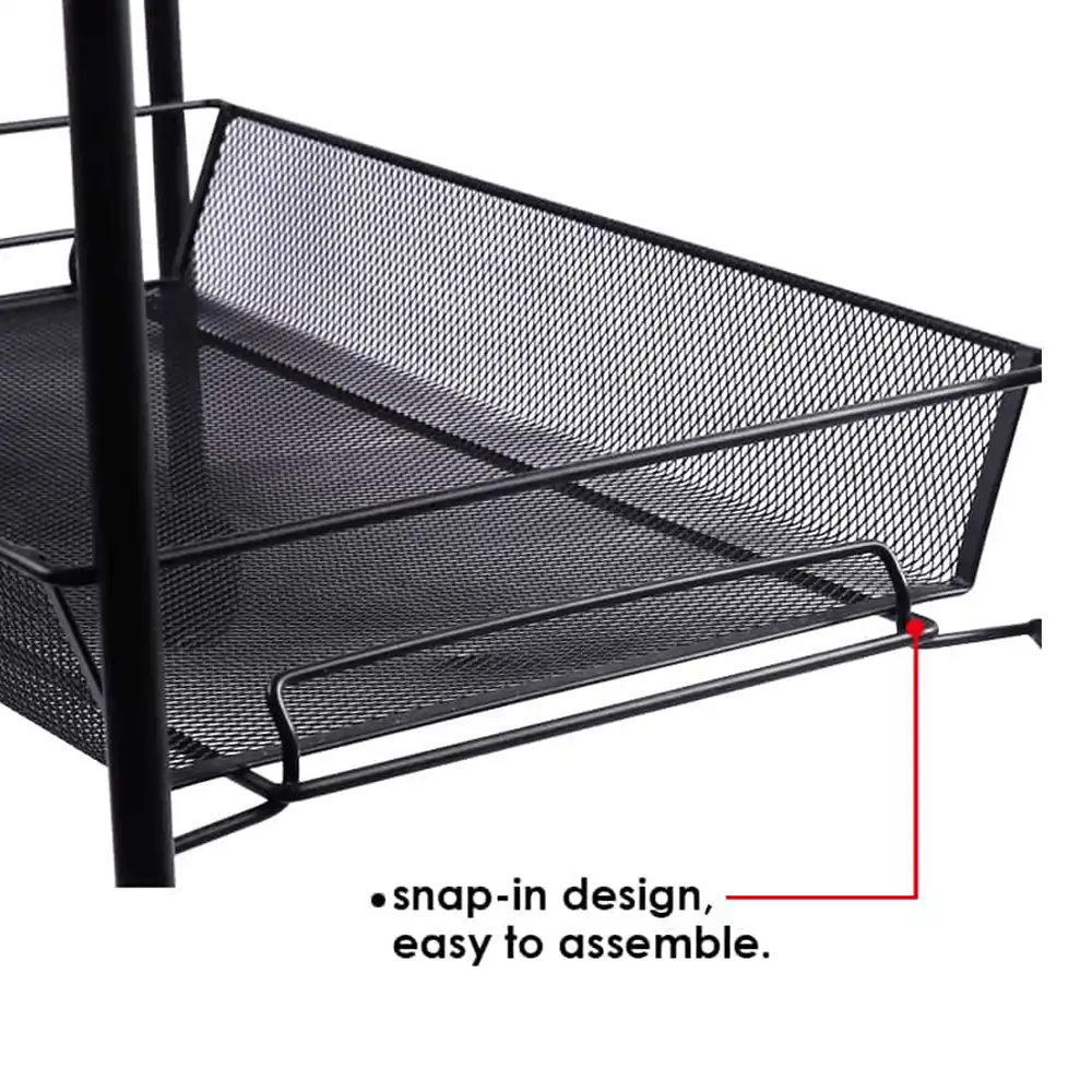 Organizador mesh de 3 compartimientos con ruedas - Imagen 6