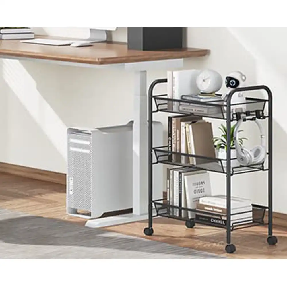 Organizador mesh de 3 compartimientos con ruedas - Imagen 8