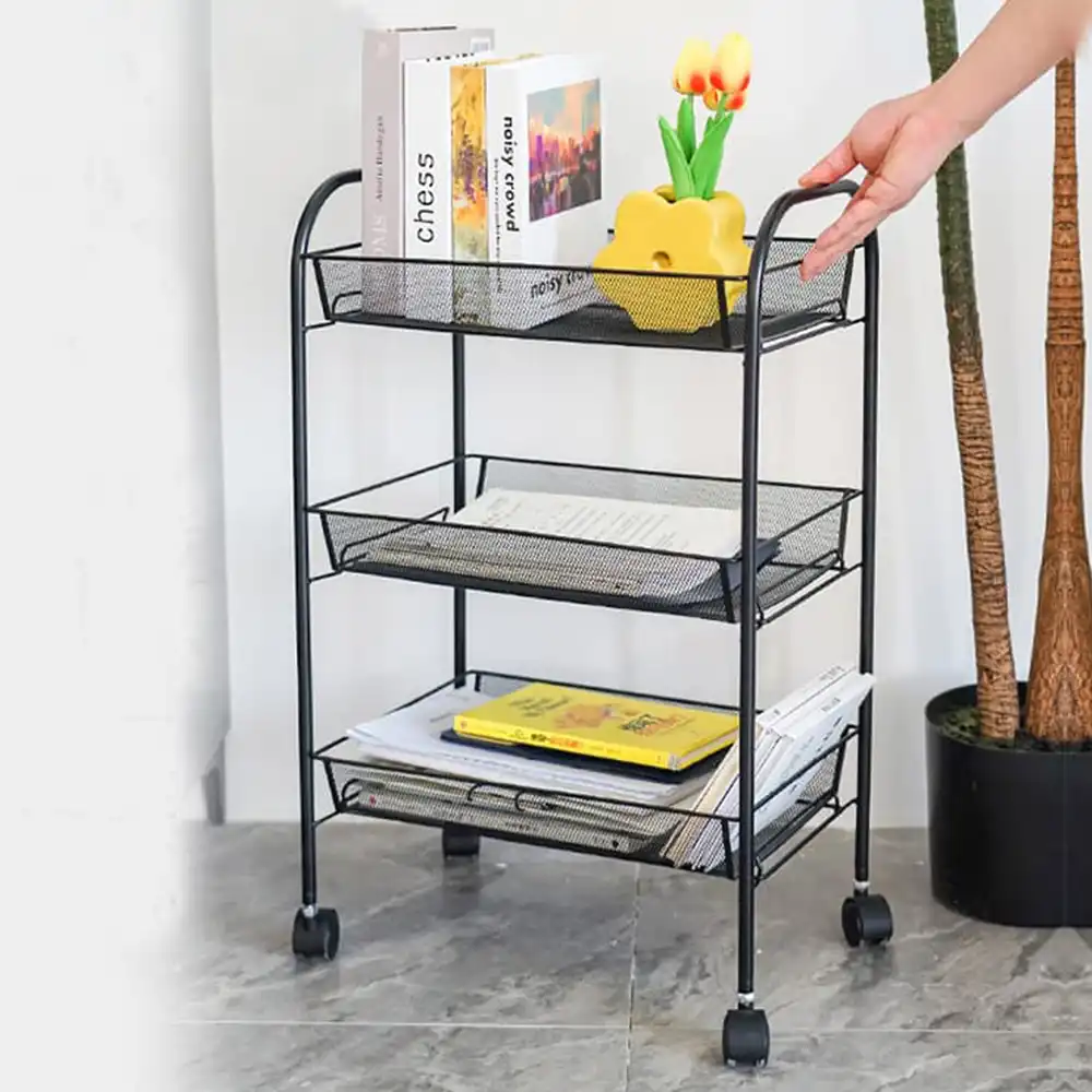 Organizador mesh de 3 compartimientos con ruedas - Imagen 10