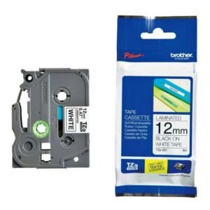 Cinta P-Touch Black on White TZ-231 Brother