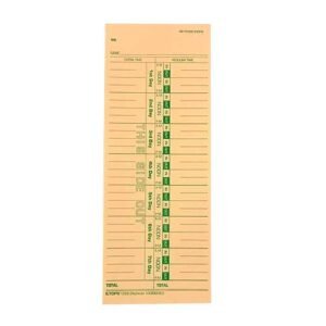 Tarjeta para Marcar Tiempo Estándar