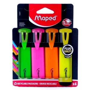 Set de 4 resaltadores Maped