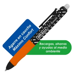 Bolígrafo de Gel Borrable