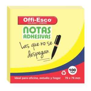 Post It 3x3” Color Amarillo