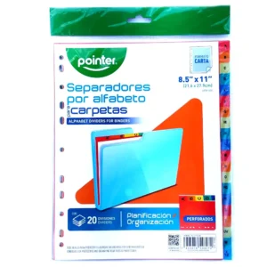 Separadores Plásticos A-Z
