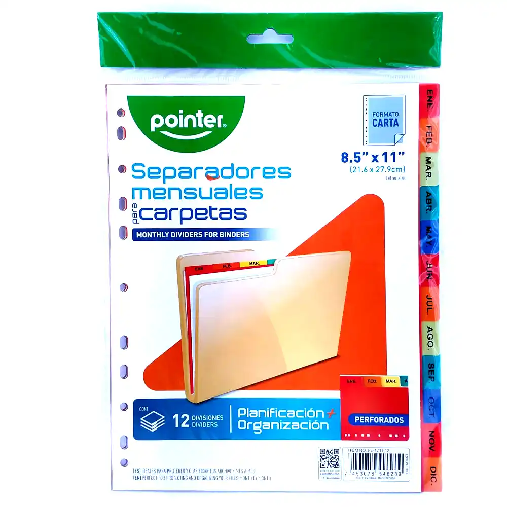 Separador Mensual Pointer