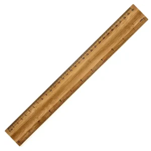 Regla de madera