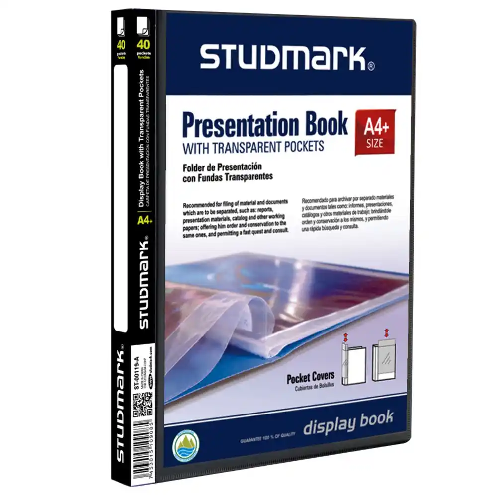 Folder Plástico con 40 Fundas