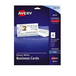 Tarjetas de Presentación Brillantes Avery